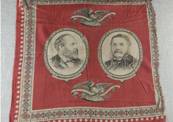 254 James Garfield Chester Arthur Campaign Handkerchief