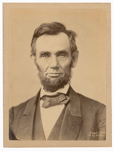 Abraham Lincoln Gettysburg photo