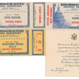 John F Kennedy DNC tickets-1