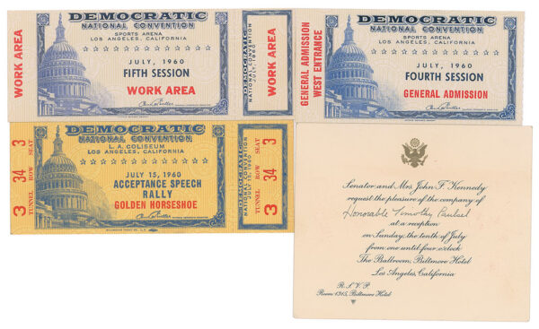 John F Kennedy DNC tickets-1