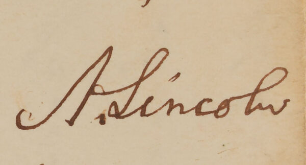 Abraham Lincoln signature-2