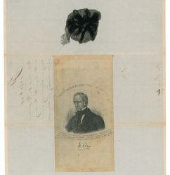 086 Millard Fillmore Letter to Henry Clay