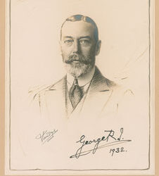 186 King George V Signed Photograph