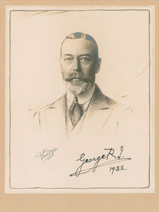 King George V Signed Photograph