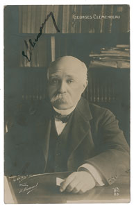 Georges Clémenceau Signed Photograph