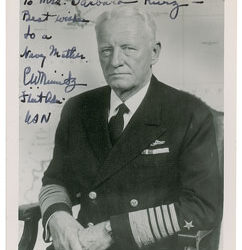 193 Chester Nimitz Signed Photographs