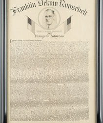 150 Franklin Delano Roosevelt Inaugural Address