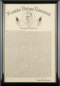 Franklin Delano Roosevelt Inaugural Address-1