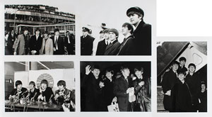 207 Beatles 1960s Airport 5 Photographs