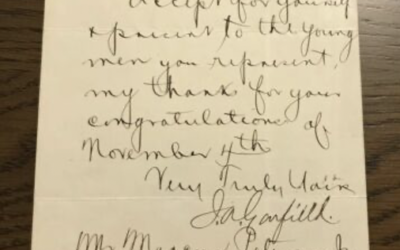 256 James A. Garfield Letter Signed as President-Elect